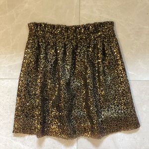Jcrew Sequin Paper bag Skirt